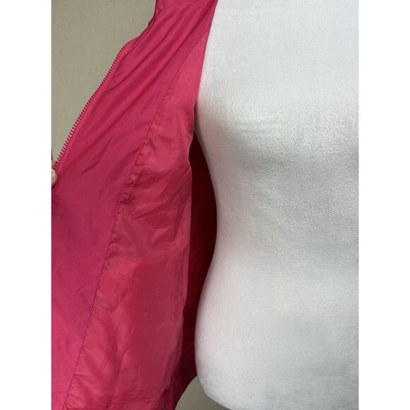 Liz Claiborne Womens Sz XL Pink Solid Sleeveless Zip Up Vest - Picture 12 of 16